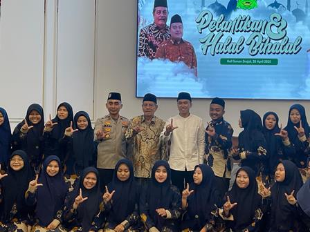 Waka Polres Lamongan Hadiri Pelantikan Pimpinan Cabang Pessandra