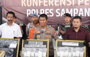 Polres Sampang Ungkap Peredaran Narkoba, Kurir dan 938,73 Gram Sabu Diamankan