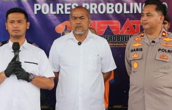 Jatanras Polda Jatim Mem-Back-Up Satreskrim Polres Probolinggo Tangkap Pasutri Curi Motor